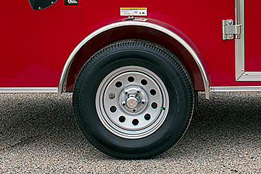 15" Radial Tires with Silver Mod Wheels